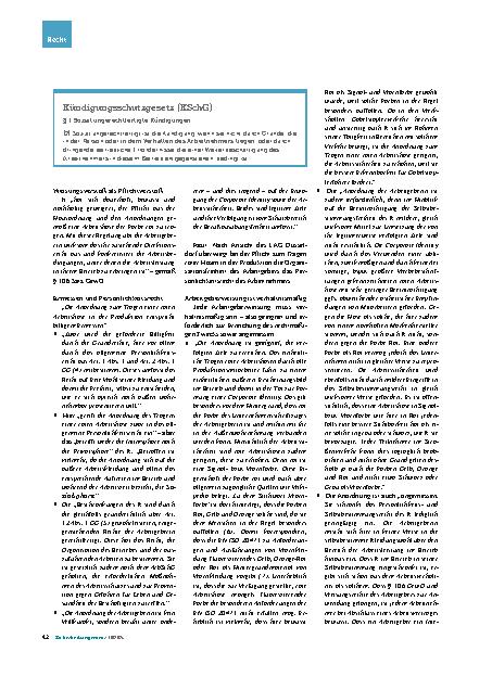 Vorschauseite 2: Arbeitsschutz und Arbeitsrecht: Die rote Arbeitshose und das schwarze „Nichts“