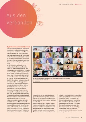 Vorschauseite 1: Nachrichten aus den Landesverbänden