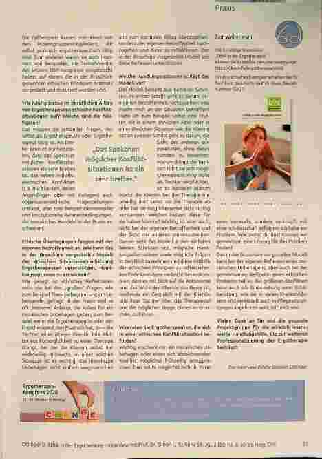 Vorschauseite 2: "In der Praxis sind oft kleinere Anlässe, die Anlass für ein moralisches Unbehagen geben. "