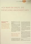 Vorschauseite 1: »ICH WAR DIE ERSTE, DIE DIESES KIND ANGEFASST HAT«