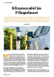Vorschauseite 1: Klimawandel im Pflegedienst