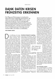 Vorschauseite 1: Dank Daten Krisen frühzeitig erkennen.
