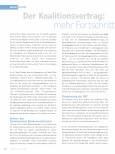 Vorschauseite 3: Der Koalitionsvertrag: Mehr Fortschritt wagen.