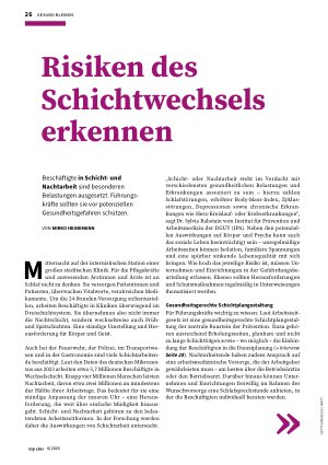 Vorschauseite 1: Risiken des Schichtwechsels erkennen