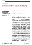 Vorschauseite 1: Corona fördert Überschuldung.