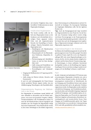 Vorschauseite 4: Der Hygieneplan als zentrales Instrument des Hygienemanagements im ambulanten Bereich