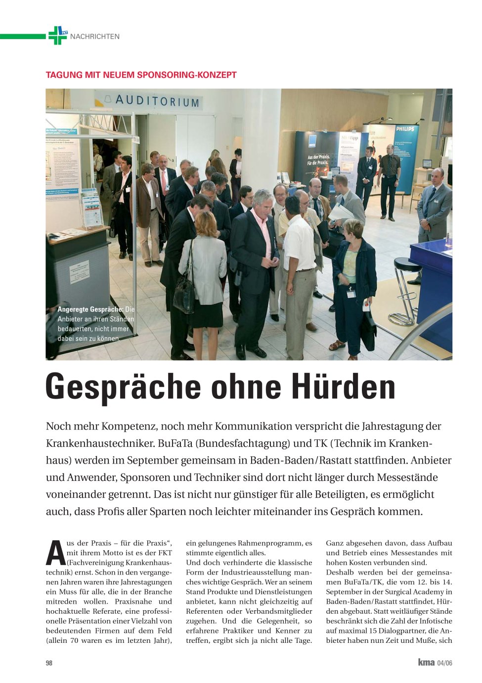 Vorschauseite 1: Gespräche ohne Hürden