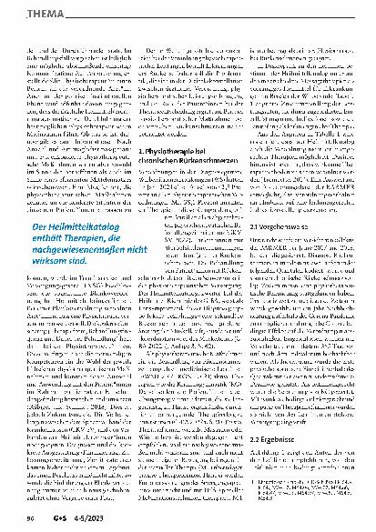 Vorschauseite 2: Verordnungsverhalten und Entscheidungsfindung in der Physiotherapie – Was läuft schief?