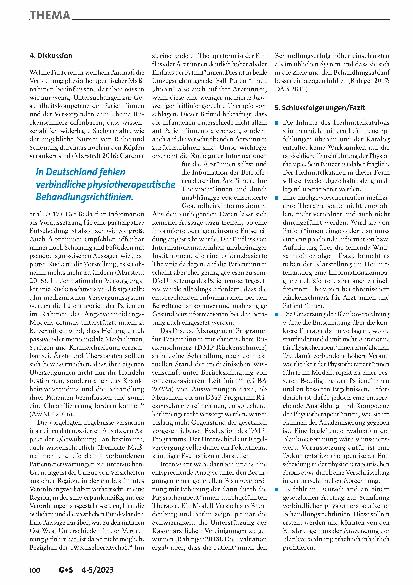 Vorschauseite 6: Verordnungsverhalten und Entscheidungsfindung in der Physiotherapie – Was läuft schief?