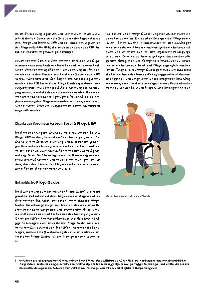 Vorschauseite 2: Das Landesprogramm Vereinbarkeit von Beruf & Pflege NRW