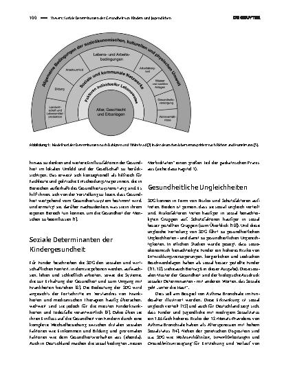 Vorschauseite 2: Soziale Determinanten der Gesundheit von Kindern und Jugendlichen