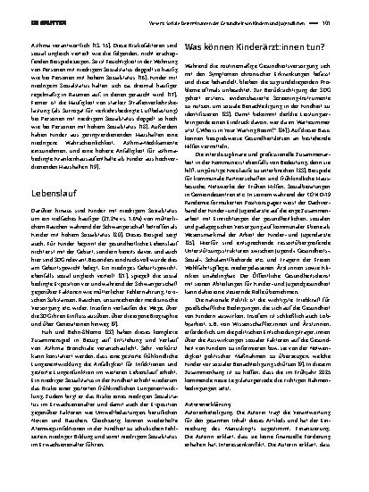 Vorschauseite 3: Soziale Determinanten der Gesundheit von Kindern und Jugendlichen