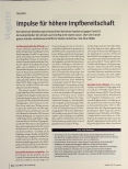 Vorschauseite 1: Impulse für höhere Impfbereitschaft