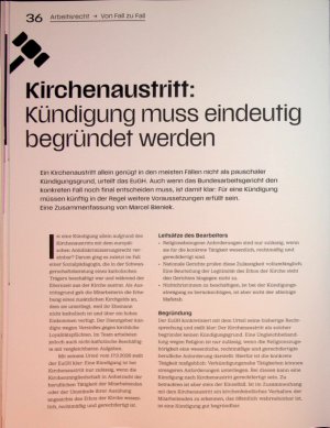 Vorschauseite 3: Arbeitsrecht -» AVR 2027