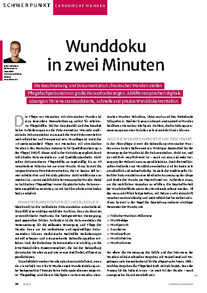 Vorschauseite 1: Wunddok in zwei Minuten