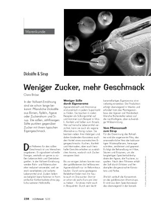 Vorschauseite 1: Weniger Zucker, mehr Geschmack