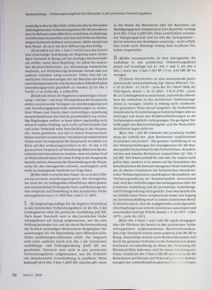 Vorschauseite 2: Verfassungstreuepflicht bei Übernahme in den juristischen Vorbereitungsdienst
