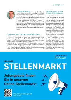 Vorschauseite 4: Transformationsfonds. Tiefen der Telechirurgie