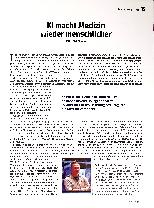 Vorschauseite 1: Die Medizin macht Medizin wieder menschlicher.