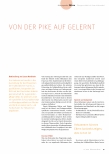 Vorschauseite 1: Von der Pike auf gelernt.