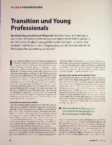 Vorschauseite 1: Transition und Young Professionals