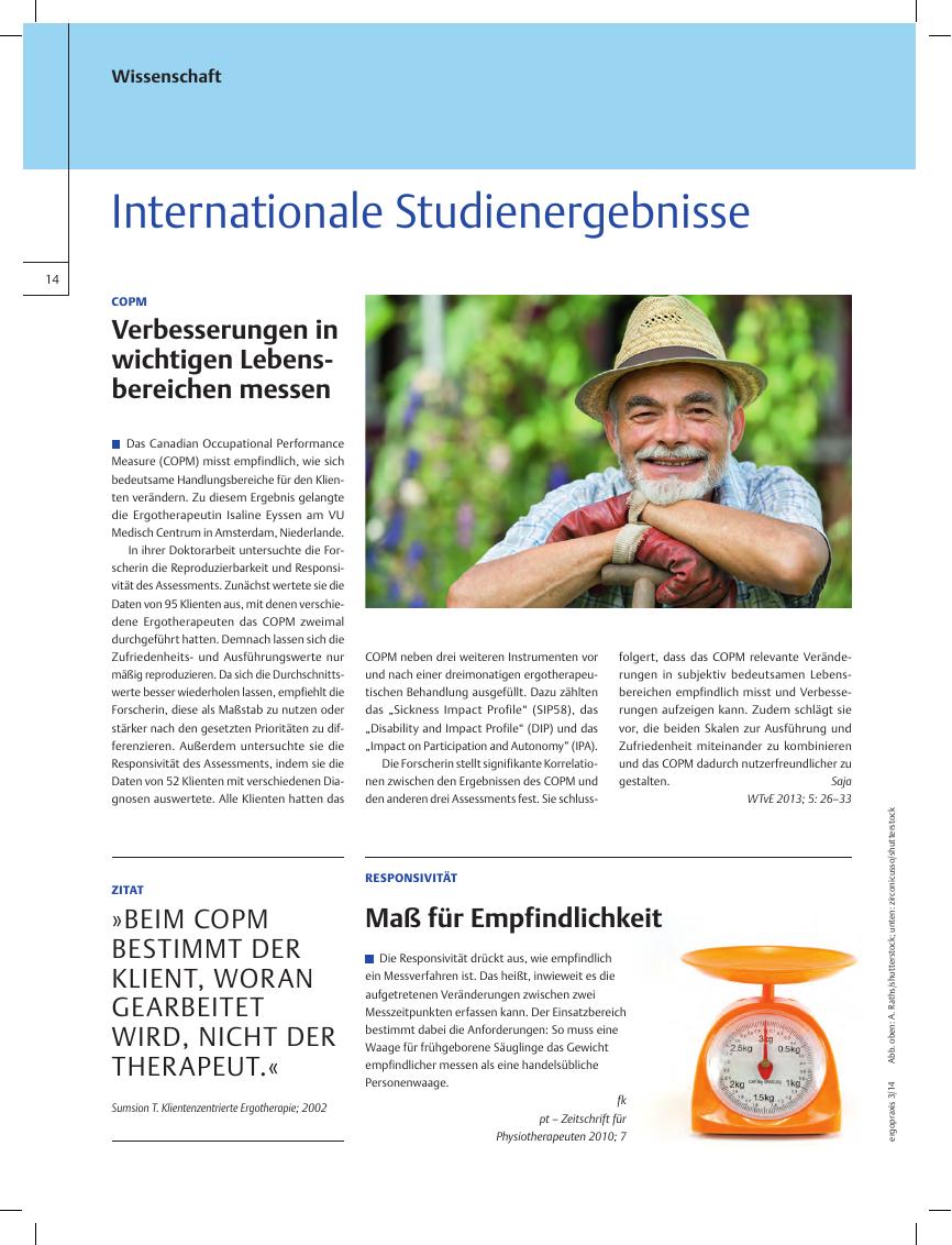 Vorschauseite 1: Internationale Studienergebnisse