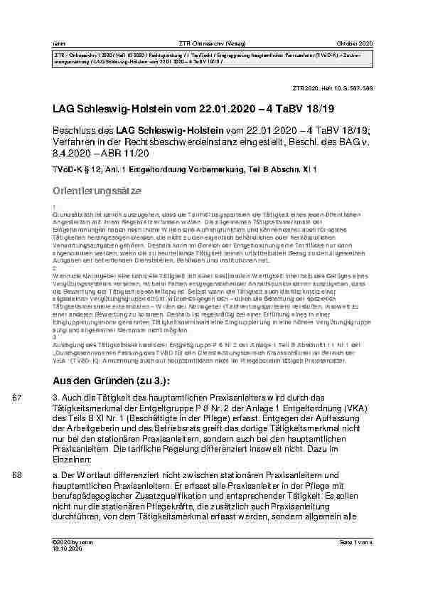 Vorschauseite 1: Meldungen Okt. 2020
