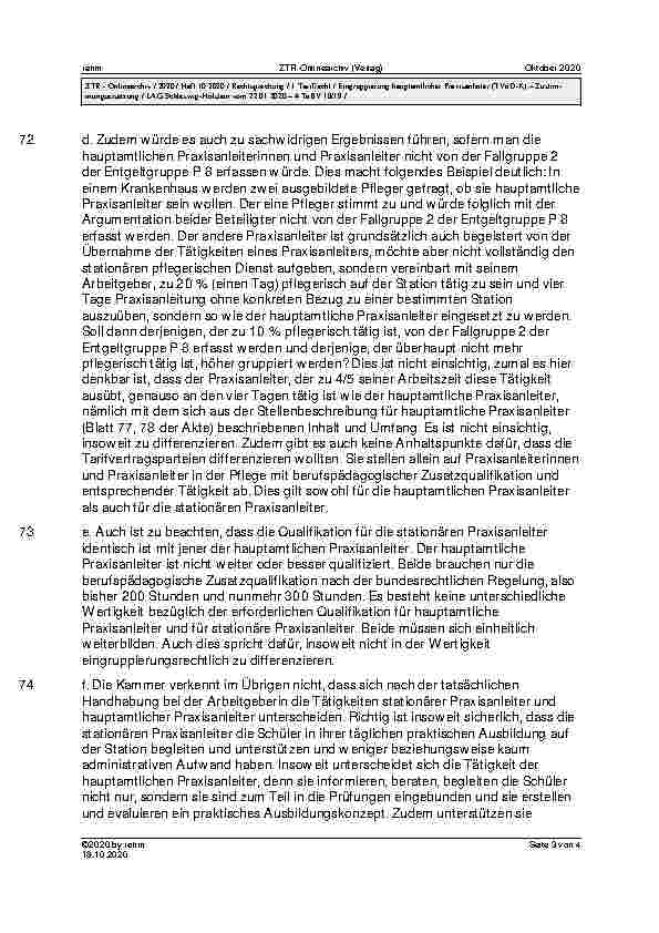 Vorschauseite 3: Meldungen Okt. 2020