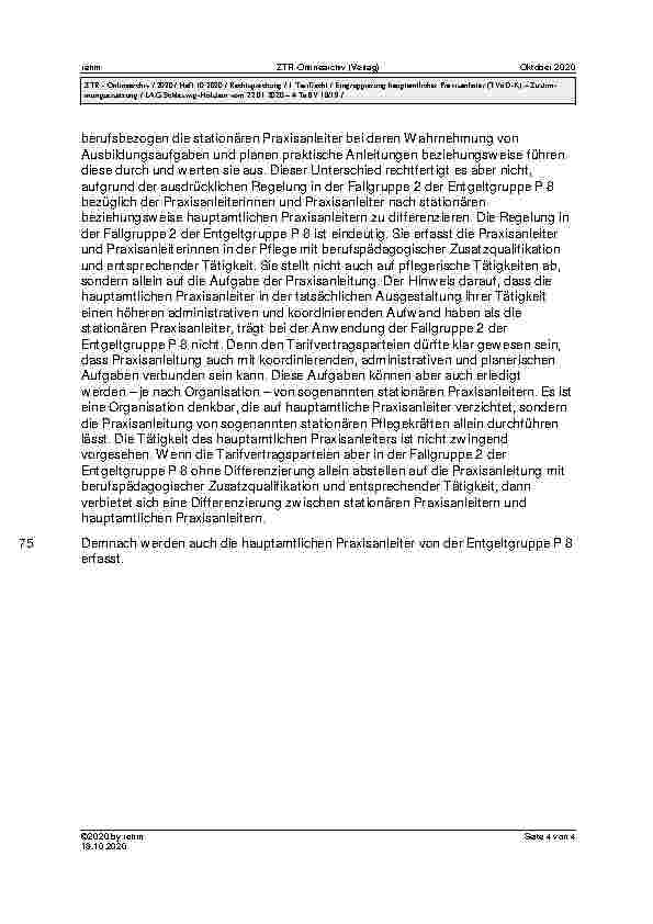 Vorschauseite 4: Meldungen Okt. 2020