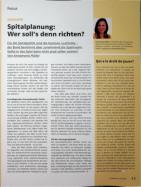 Vorschauseite 1: Spitalplanung: Wer soll s denn richten?