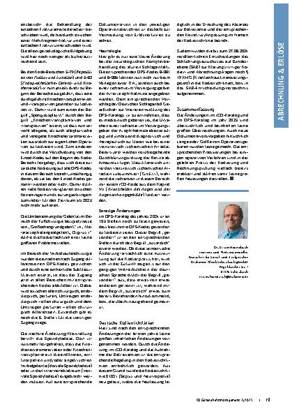 Vorschauseite 3: Kodierupdate 2025: Überblick über wichtige Änderungen