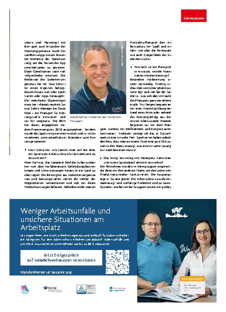 Vorschauseite 2: Gamification im Arbeitsschutz: Vom Planspiel zur Sicherheitskultur