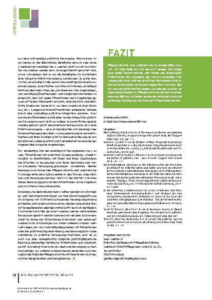 Vorschauseite 3: Frühzeitige Einbindung in die Palliativversorgung