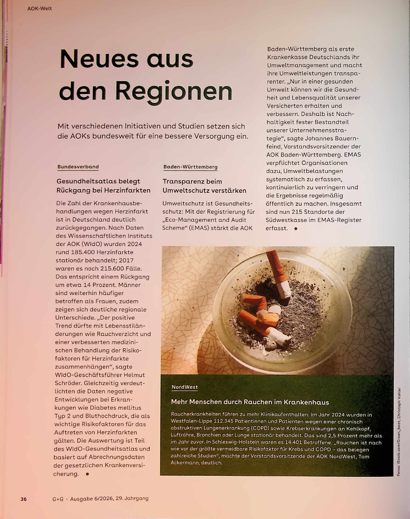 Vorschauseite 1: AOK-Welt