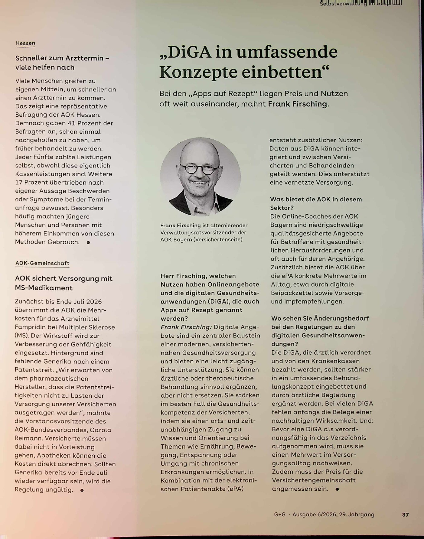 Vorschauseite 2: AOK-Welt