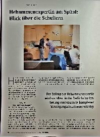 Vorschauseite 1: Hebammenexpertin am Spital: Blick über die Schultern