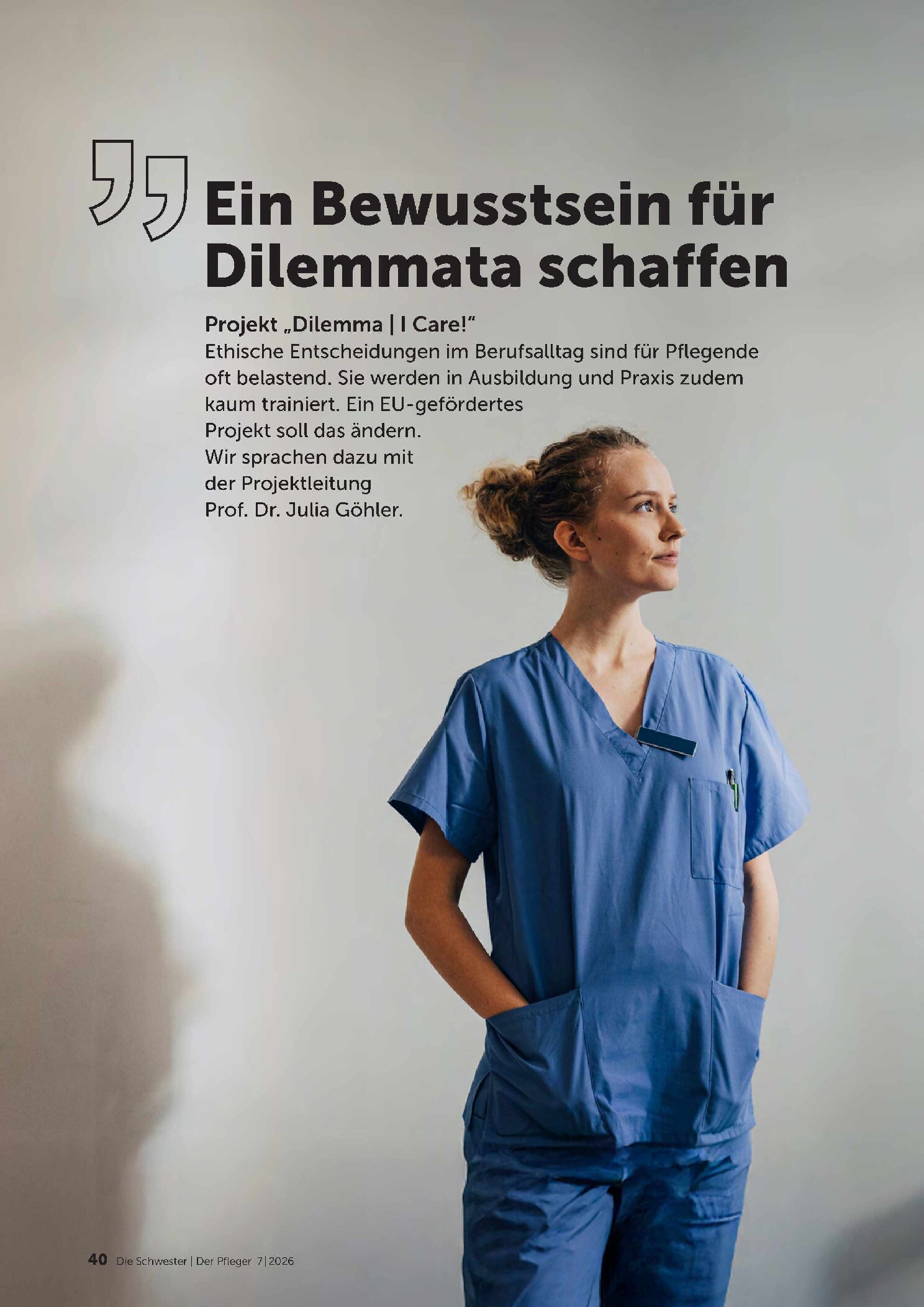 Vorschauseite 1: Ein Bewusstsein für Dilemmata schaffen