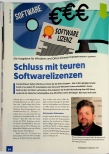 Vorschauseite 1: Schluss mit den teuren Softwarelizenzen.