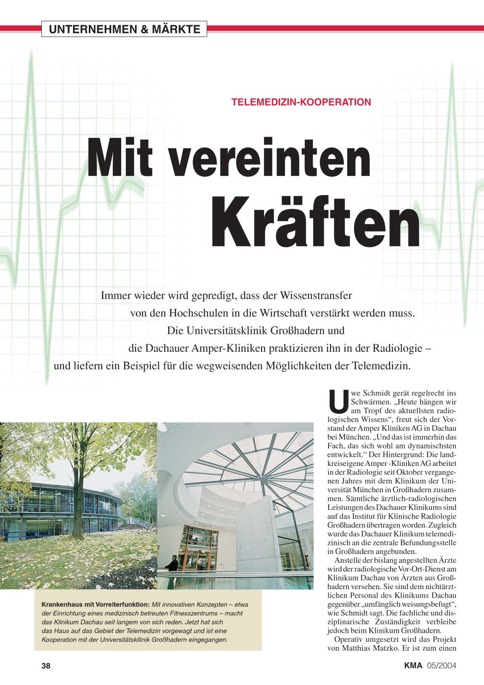 Vorschauseite 1: Mit vereinten Kräften