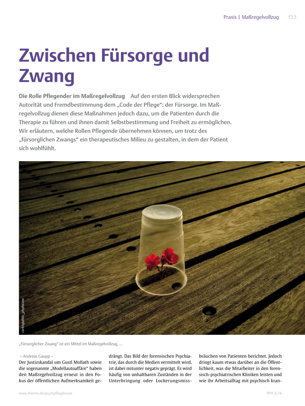 Vorschauseite 1: Zwischen Fürsorge und Zwang