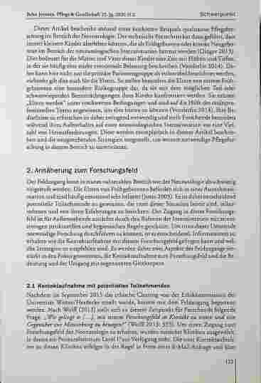 Vorschauseite 3: Qualitative Forschung in der Neonatologie - Herausforderungen und Strategien