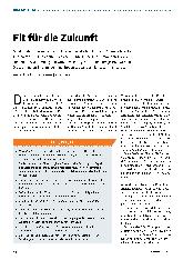 Vorschauseite 1: Fit für die Zukunft