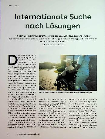 Vorschauseite 1: Internationale Suche nach Lösungen