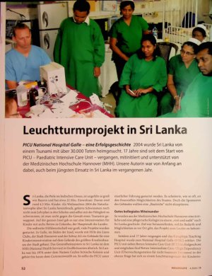 Vorschauseite 1: Leuchtturmprojekt in Sri Lanka