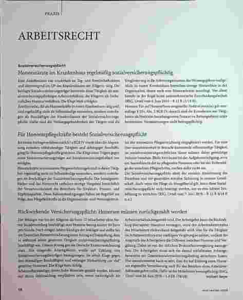 Vorschauseite 1: ARBEITSRECHT