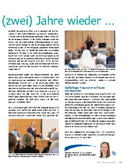 Vorschauseite 2: Therapie Leipzig – alle (zwei) Jahre wieder …