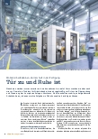 Vorschauseite 1: Mobile Arbeitskabinen: Lärmschutz in der Fertigung. Tür zu und Ruhe ist.