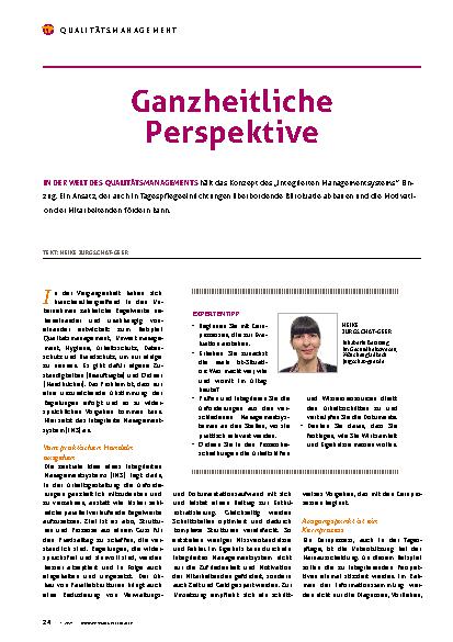 Vorschauseite 1: Ganzheitliche Perspektive