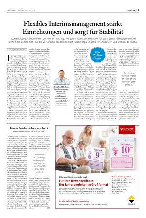 Vorschauseite 1: Flexibles Interimsmanagement stärkt Einrichtungen und sorgt für Stabilität