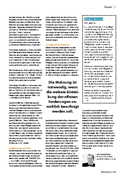 Vorschauseite 2: Was tun bei Zahlungsverweigerung?